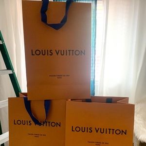 Set of 3 LV shopping bags!